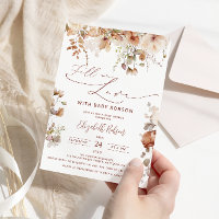 Boho Garden Blume fallen in Liebe Babydusche