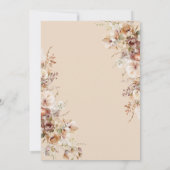 Boho Garden Blume Liebe in Bloom Brautparty Einladung (Rückseite)