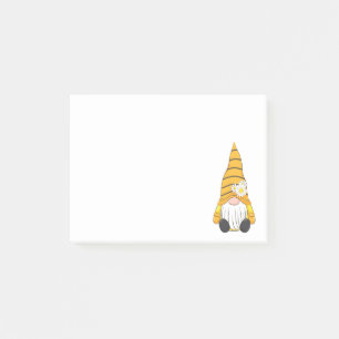Boho Garden Elf Boy Niedlich Orange Boy Gnome Post-it Klebezettel