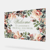 Boho Garden Floral Brautparty Willkommen Acrylschild