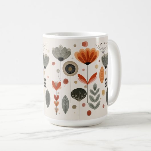 Boho Garden Kaffeetasse (VorderseiteRechts)