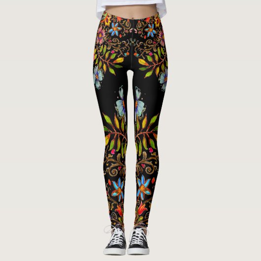 Boho Garden Leggings (Vorderseite)