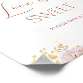 Boho Garden Liebe süß nehmen Sie Leckerei Poster (Ecke)