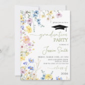 Boho Garden Photo Graduation Invite 2026 Einladung (Vorderseite)