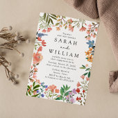 Boho Garden von Wildblume Engagement Party Einladung