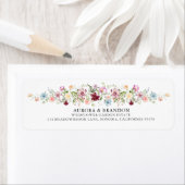 Boho Garden Watercolor Wildflower Wedding  (Insitu)