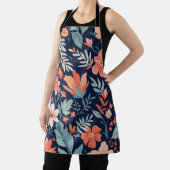 Boho Garden Whimsy - Blumenmuster Kochen Schürze (InSitu)