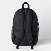 Boho Garden Whimsy - Floral Pattern Backpack Bedruckter Rucksack (Rückseite)