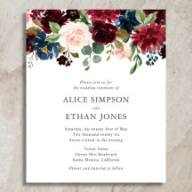 Boho-Garten-Hochzeitseinladung mit QR-Code-Foto
