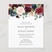 Boho-Garten-Hochzeitseinladung mit QR-Code-Foto Flyer (Vorne)