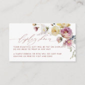 Boho-Garten-Rosen-Blumen-Display-Dusche Begleitkarte (Vorderseite)