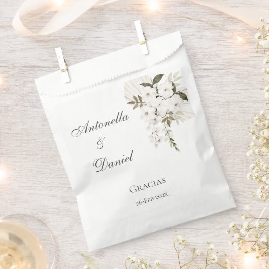 Boho Gastgeschenk Hochzeit Bag Geschenktütchen (Ausgeschnitten)