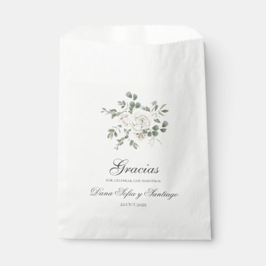Boho Gastgeschenk Hochzeit Bags Geschenktütchen (Vorderseite)
