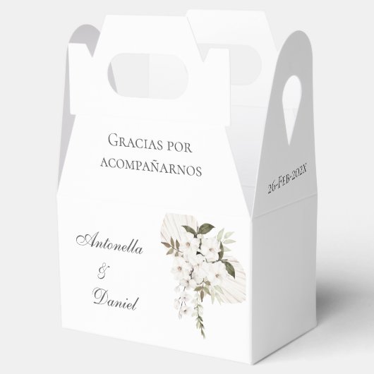 Boho Gastgeschenk Hochzeit Boxes Geschenkschachtel (Geöffnet)