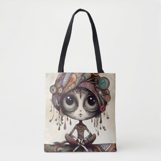 "Boho Gaze" Tote Tasche von DAKimage (Vorderseite)