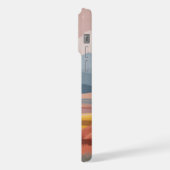 Boho-Gebirgslandschaft Farbiger Traum iPhone Hülle (Linke Seite)