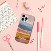 Boho-Gebirgslandschaft Farbiger Traum iPhone Hülle