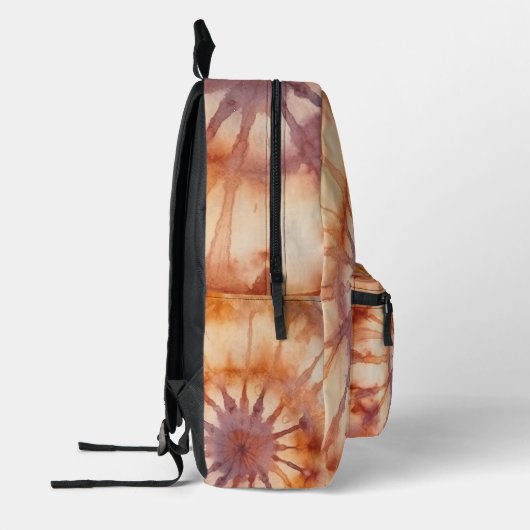 Boho Gefärbte Krawatte Backpack Bedruckter Rucksack (Links)