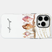 Boho Gem Native American iPhone Case-Mate iPhone Hülle (Rückseite (Horizontal))