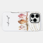Boho Gem Native American iPhone Hülle (Rückseite (Horizontal))