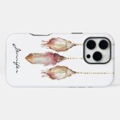 Boho Gemstone Native American iPhone Hülle (Rückseite (Horizontal))