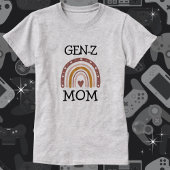BOHO "GEN-Z" Rainbow Heart Mama T-Shirt
