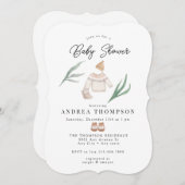 Boho Gender Neutral Baby Shower Einladung (Vorne/Hinten)