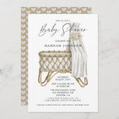 Boho Gender Neutral Baby Shower Einladung (Vorne/Hinten)