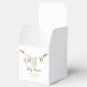 Boho Gender Neutral Vintag Baby Rustikale Dusche Geschenkschachtel (Geöffnet)