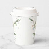 Boho Gender Neutral Vintag Baby Rustikale Dusche Pappbecher (Rechts)