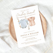 Boho Gender Reveal Party Invite Einladung