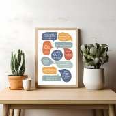 BoHo Gentle Daily Erinnerungen Poster