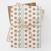 Boho Geo Botanische Geschenkblätter Geschenkpapier Set (Beispiel)