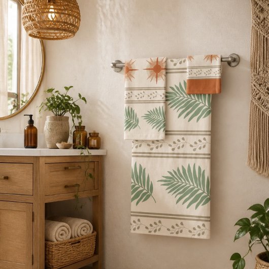 Boho Geo Botanisches Set