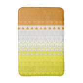 Boho Geometric Abstrakt Maverique Pride Flag Badematte (Vorderseite Vertikal)