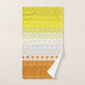 Boho Geometric Abstrakt Maverique Pride Flag Badhandtuch Set (Handtuch)