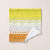 Boho Geometric Abstrakt Maverique Pride Flag Badhandtuch Set (Waschlappen)