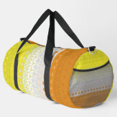Boho Geometric Abstrakt Maverique Pride Flag Duffle Bag (Rechte Ecke)