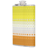 Boho Geometric Abstrakt Maverique Pride Flag Flachmann (Links)
