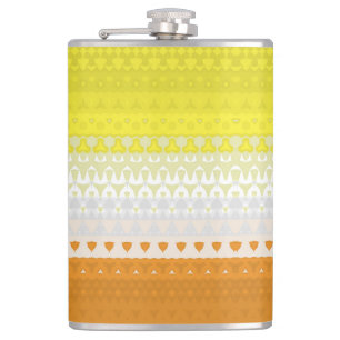 Boho Geometric Abstrakt Maverique Pride Flag Flachmann