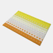 Boho Geometric Abstrakt Maverique Pride Flag Fußmatte (Schrägansicht)