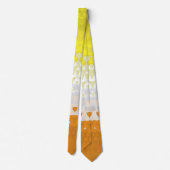 Boho Geometric Abstrakt Maverique Pride Flag Krawatte (Rückseite)