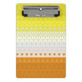 Boho Geometric Abstrakt Maverique Pride Flag Mini Klemmbrett (Vorderseite)