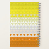 Boho Geometric Abstrakt Maverique Pride Flag Notizblock (Rückseite)