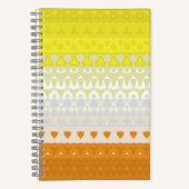 Boho Geometric Abstrakt Maverique Pride Flag Notizblock (Vorderseite)