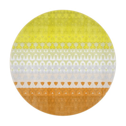 Boho Geometric Abstrakt Maverique Pride Flag Schneidebrett (Vorderseite)