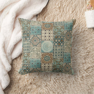Boho Geometric andalusischer marokkanischer Stil Kissen