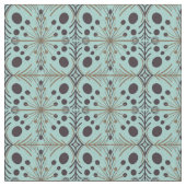 Boho Geometric Arrow Turquoise Pattern Stoff (Nahaufnahme)