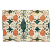 Boho Geometric Colorful Diamond Pattern Kissenbezug (Vorderseite)