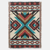 Boho Geometric Decke (Vorderseite Vertikal)